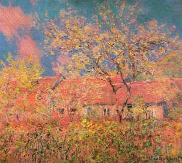 Claude Monet Printemps a Giverny Norge oil painting art